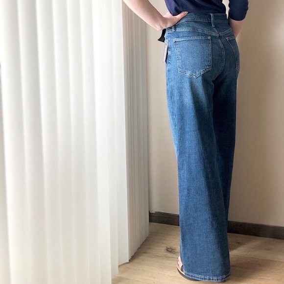 Banana Republic High-Rise, Wide Leg Jeans - Picture 2 of 7